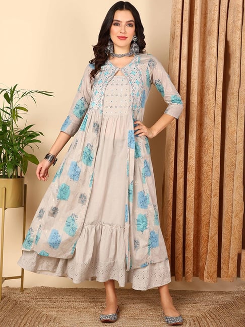 Long shrug hotsell kurti online