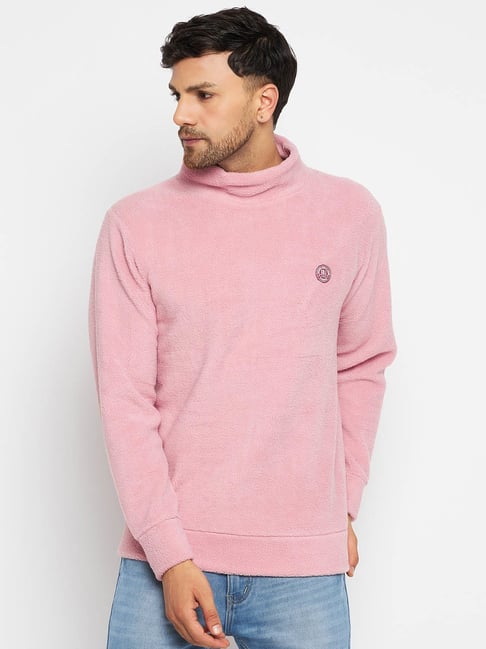 Turtleneck Mauve Pink Sweatshirt Duke Mauve Regular Fit Sweatshirt