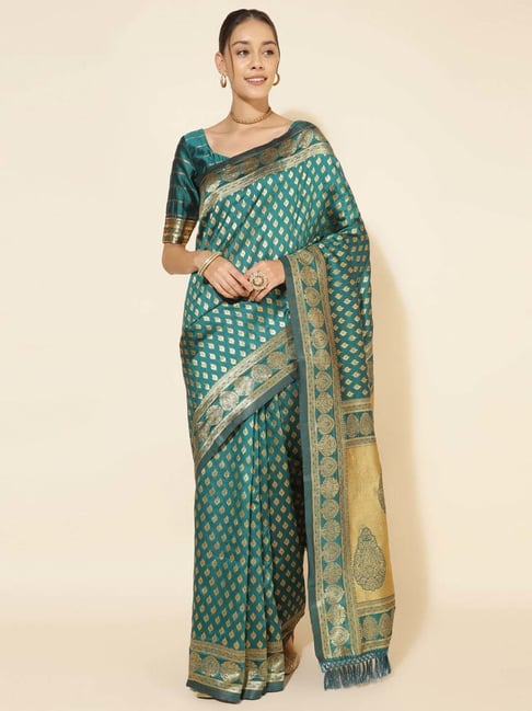 Peacock Green Color Silk Georgette Saree - Tariq Collection Yf#21191 at Rs  3050.00 | Georgette Sarees | ID: 2849081324688