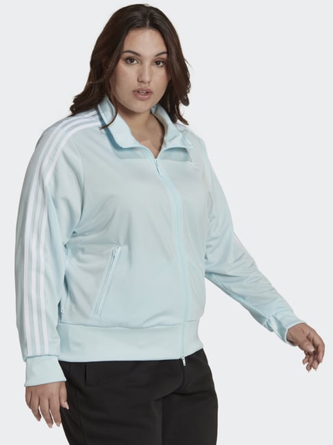 Buy Adidas Originals Blue Printed Sports Jacket for Women Online