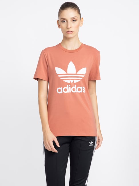 Peach adidas 2025 t shirt