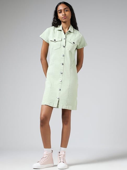 Joan Rivers Denim Shirt with Buttoned Yoke Detail - QVC.com