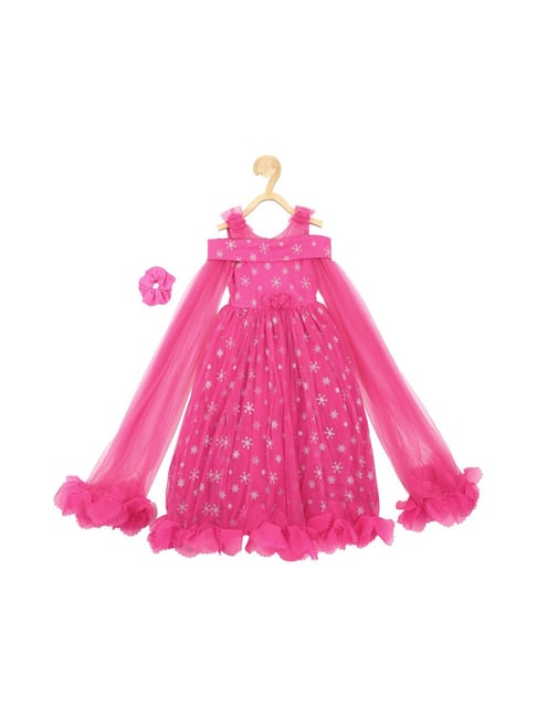 Looking for gown for girls with price Store Online with International  Courier? | Satin flower girl dress, Kids dress patterns, Fancy gowns