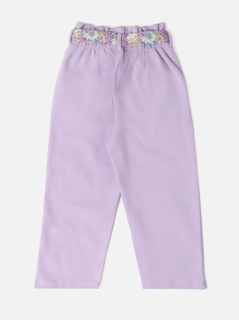 Relaxed Fit High trousers - Light purple - Kids | H&M IN