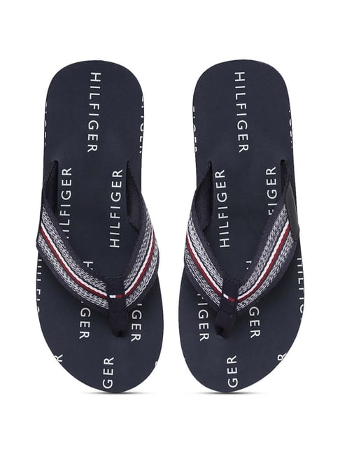 Buy Tommy Hilfiger Men s Blue Flip Flops for Men at Best Price