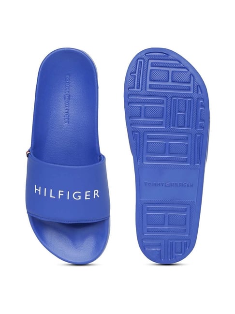 Tommy Hilfiger Women's Ultra Blue Slides