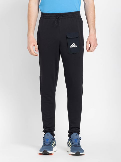 Buy Adidas Black Regular Fit Sports Joggers for Mens Online Tata