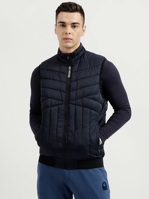 United colors of deals benetton men's quilted jacket