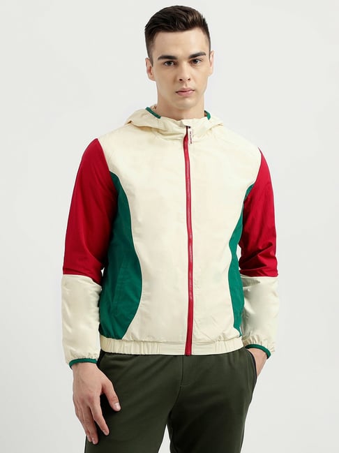 United Colors of Benetton Multicolor Regular Fit Hooded Jacket