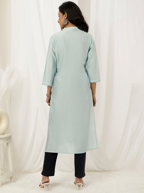 Embroidered Blue Ladies Designer Dress, Dry clean at Rs 999 in Jaipur