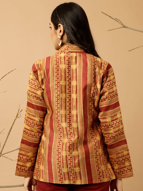 Jaipuri kurti with on sale jacket