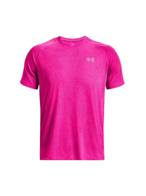 pink under armour t shirt