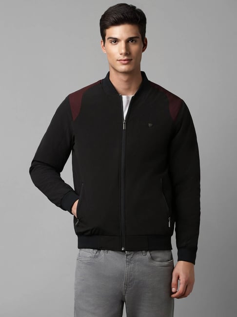 Buy Louis Philippe Men's Nylon Jacket (LPOW517M00102_Black Solid_M) at  Amazon.in