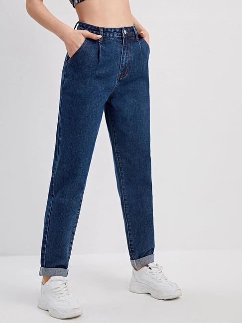 Kotty Blue Straight Fit High Rise Jeans-picture-33