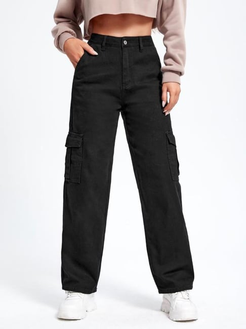 Kotty Black Regular Fit High Rise Jeans-picture-13