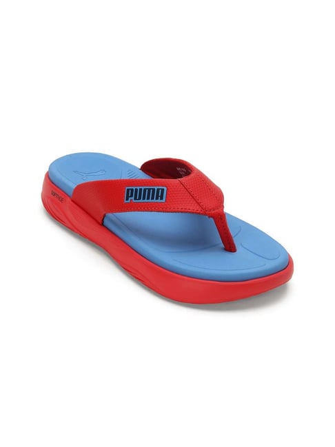 Buy Puma Red Unisex Royalcat Memory Foam Flip Flops Online at Regal Shoes.
