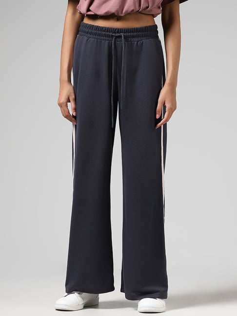 Buy Blue Trousers & Pants for Women by Marks & Spencer Online | Ajio.com