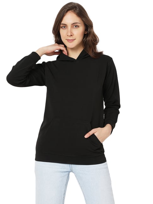 Smarty Pants Black Regular Fit Hoodie