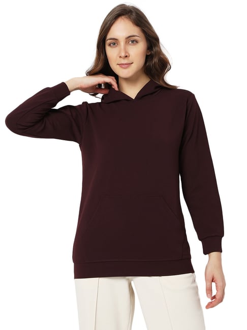Smarty Pants Maroon Regular Fit Hoodie