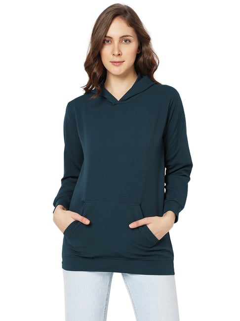 Smarty Pants Teal Regular Fit Hoodie