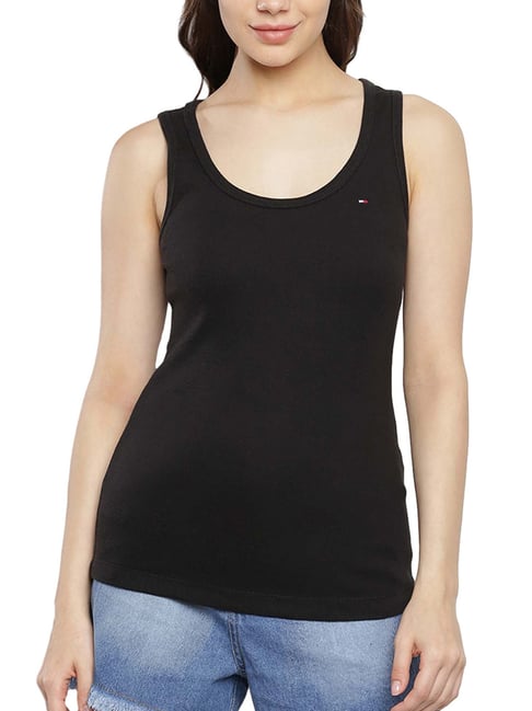 Tommy Hilfiger Black Slim Fit Tank Top