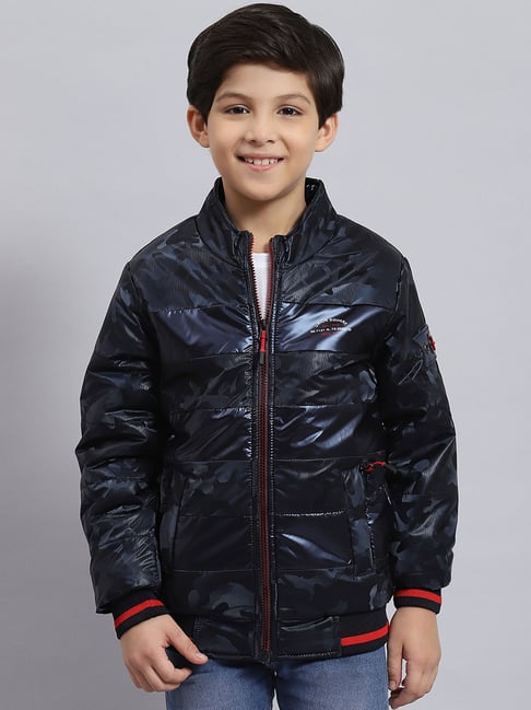 Buy Monte Carlo Boys Red Solid Bomber Jacket With Applique Detail - Jackets  for Boys 2241621 | Myntra