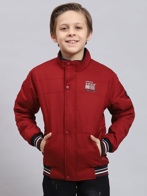 Kids maroon sale jacket