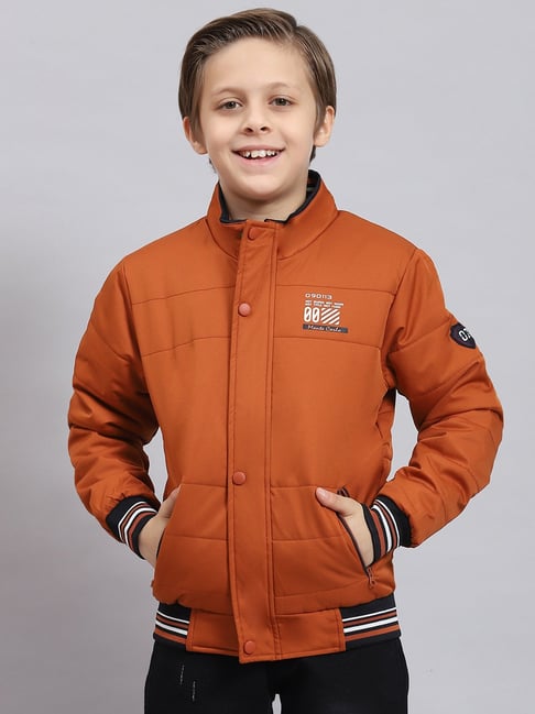 Monte Carlo Kids Rust Solid Full Sleeves Jacket-picture-48