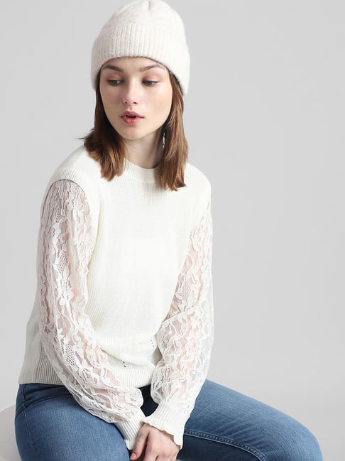 Only White Regular Fit Pullover-picture-17