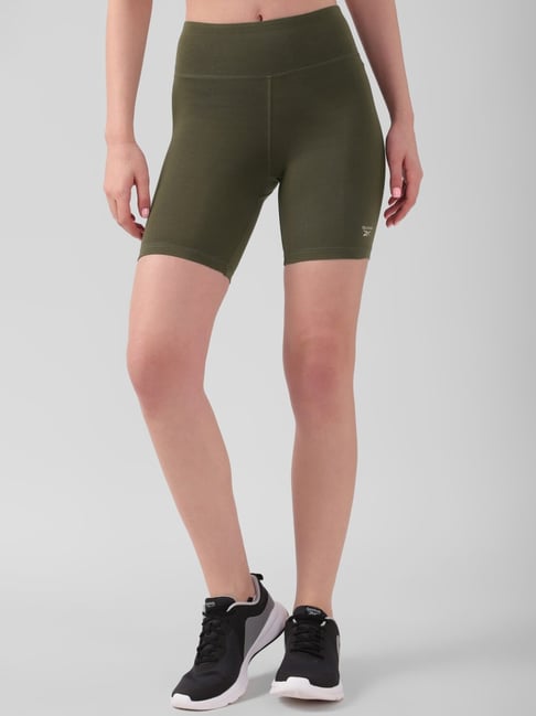 Reebok Green Cotton Sports Shorts-image-48