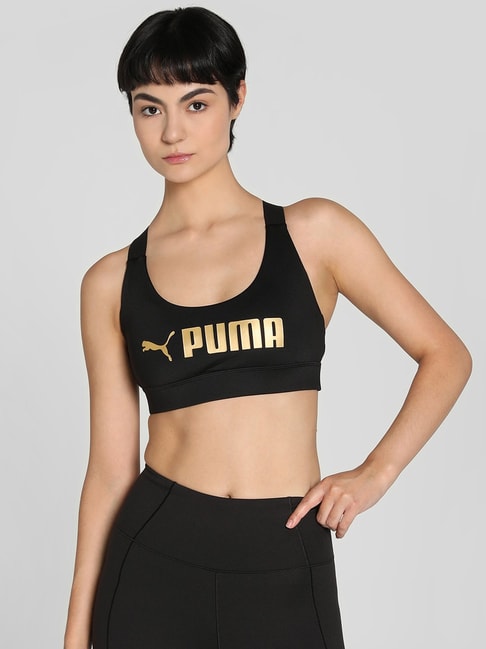 Buy Puma Low Impact Strappy Sports Bras Women Black online