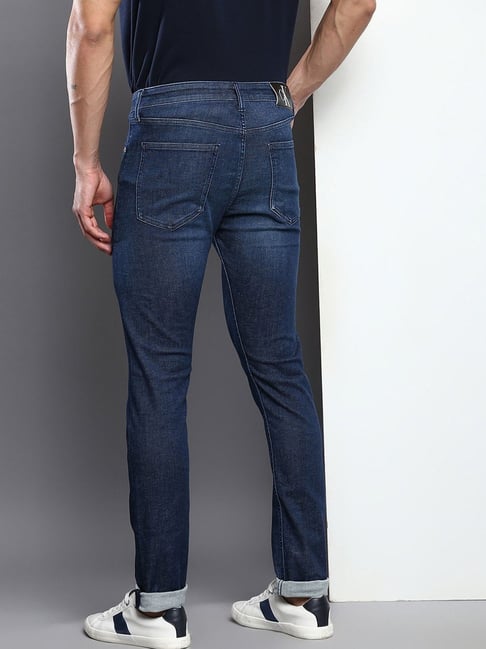 Calvin klein on sale dark blue jeans