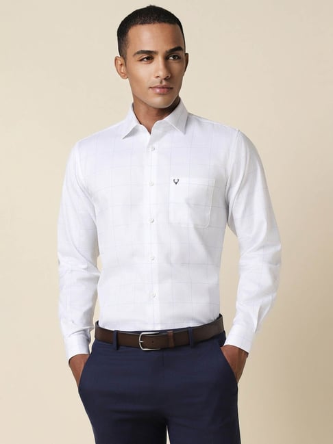 Allen solly linen on sale shirt