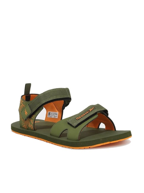 Reebok Men's Dura Plus Green Floater Sandals