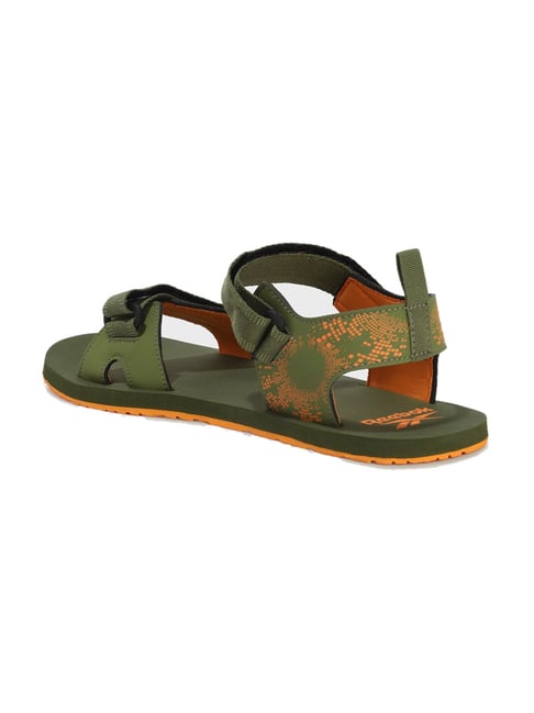 Reebok Men's Dura Plus Green Floater Sandals