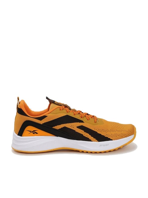 Reebok yellow store running shoes