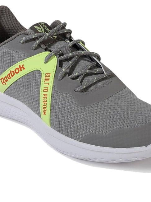 Reebok Men's Bu Grey Running Shoes