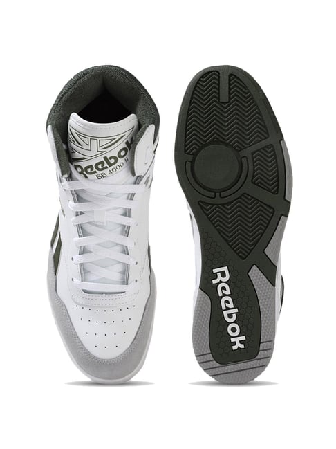 Buy Reebok Men's Bb 4000 Ii Mid White Ankle High Sneakers for Men