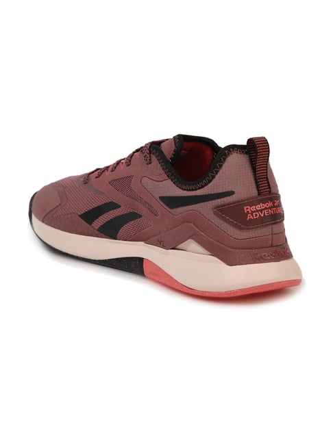 Reebok Women's Nanoflex Adventure Tr Maroon Training Shoes