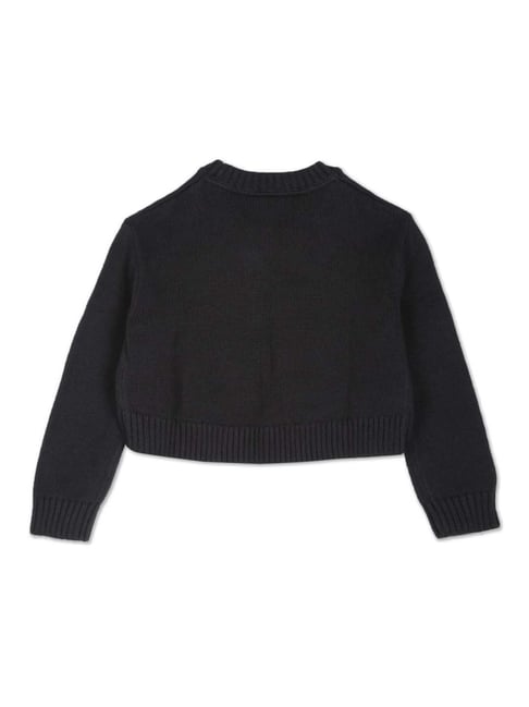 Calvin Klein Jeans SALOMA Black - Fast delivery  Spartoo Europe ! -  Clothing sweaters Child 65,60 €