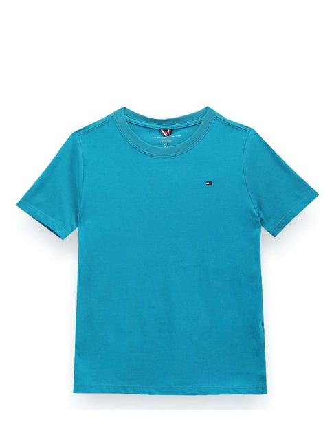 Tommy Hilfiger - Girls Blue Cotton Sweatshirt