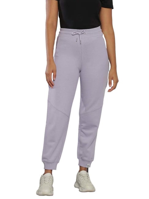 Calvin Klein Jeans Lavender Aura Logo Regular Fit Joggers