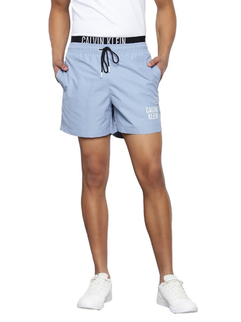 Buy Calvin Klein Blue Regular Fit Shorts for Mens Online Tata CLiQ
