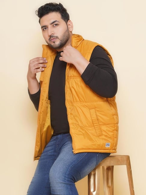 Plus size mustard jacket best sale