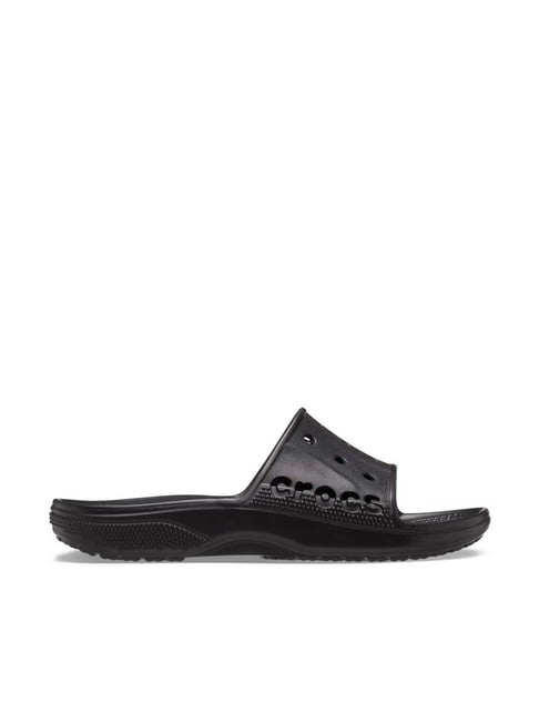 Crocs Men's Baya Black Slides