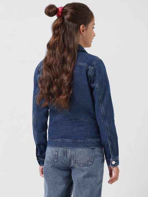 Buy Denim Blue Jackets & Shrugs for Girls by AARIKA GIRLS ETHNIC Online |  Ajio.com