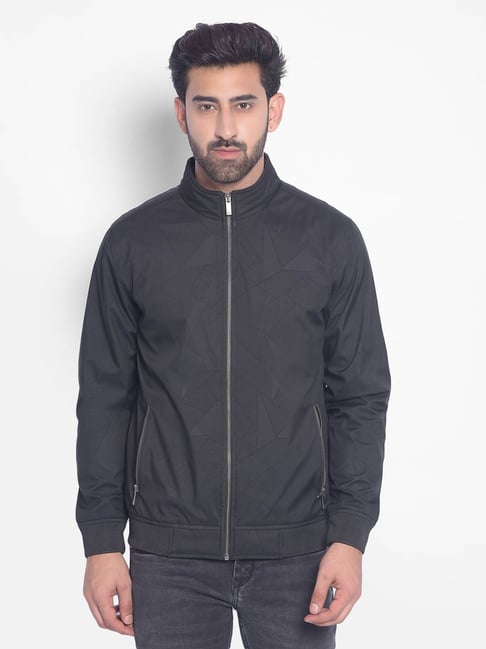 Crimsoune Club Black Regular Fit Printed Jacket-picture-29