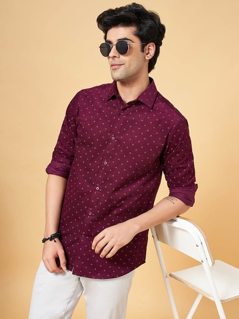 Buy Maroon Checkered Shirt In India At Best Prices Online