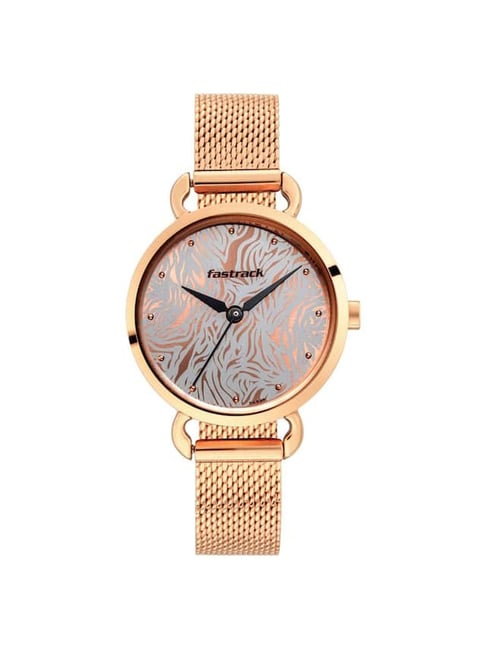 Fastrack rose deals gold watches