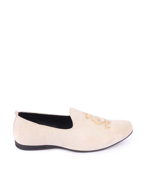 Boys 2025 cream loafers